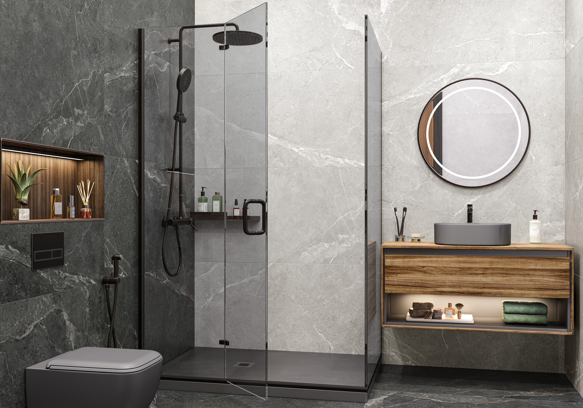 GP60120TIA05M Titanium Gris матовый 600x1200x10 Artkera Group