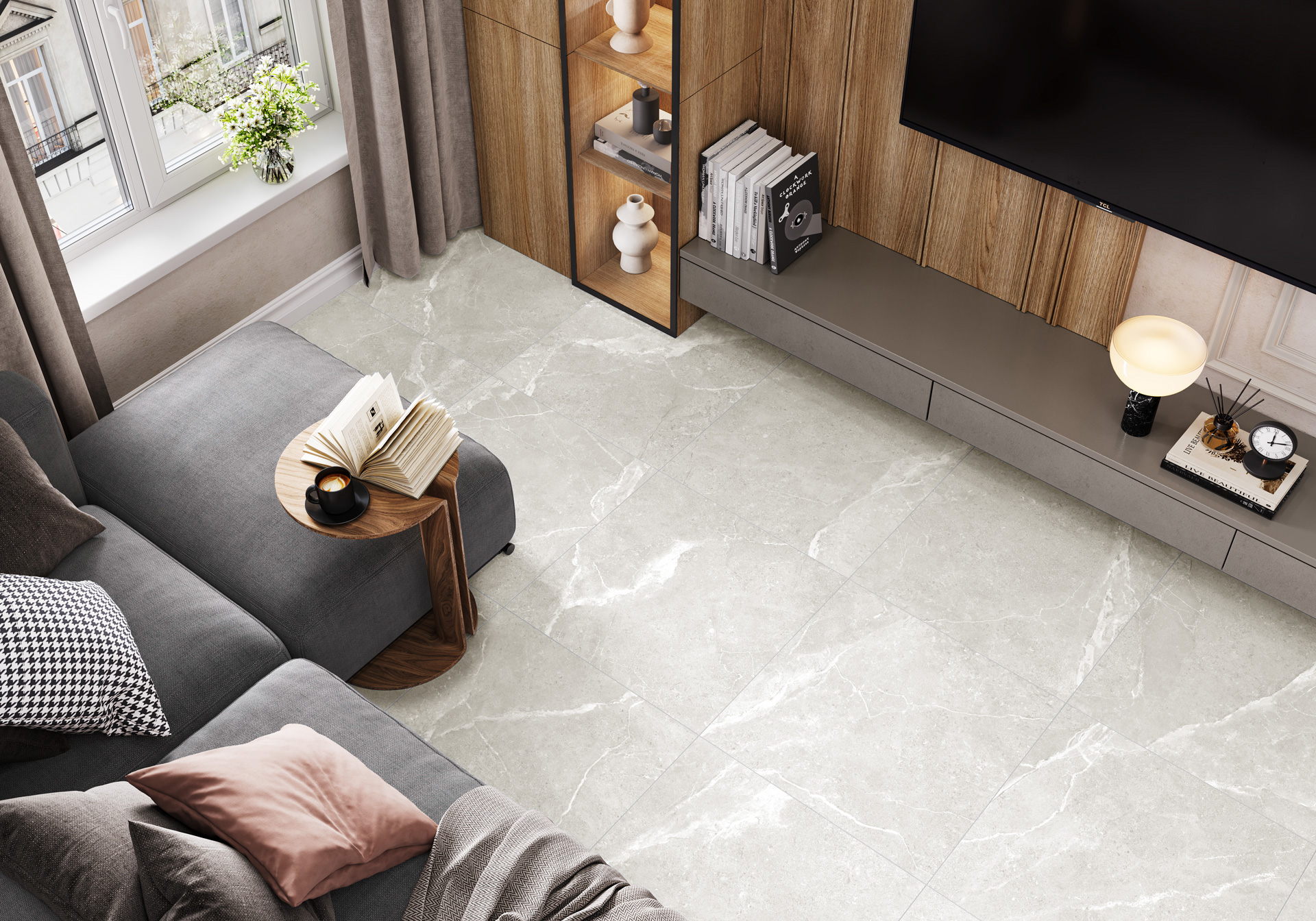GP6060TIA00M Titanium White матовый 600x600x9.5 Artkera Group