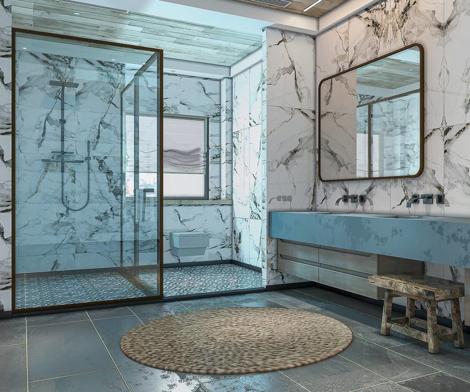 Waterfall Persian Tile