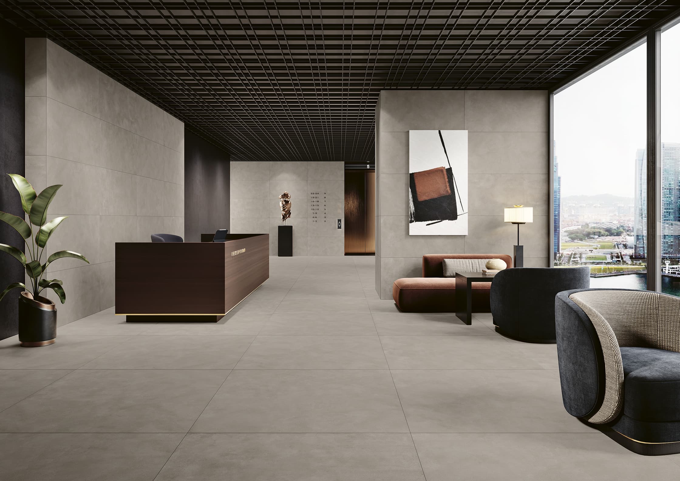 1212MT1 Metropolis White Nat Rett 120x120 Margres фото 5