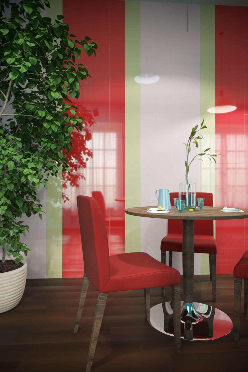 CL11 Голубая 20x33 Pieza Ceramica