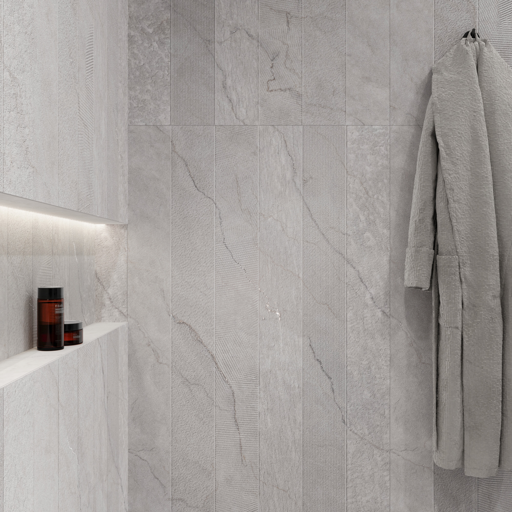 CZ-GL06-B Lumiere White Matt Glossy Ink 80x160 Creanza