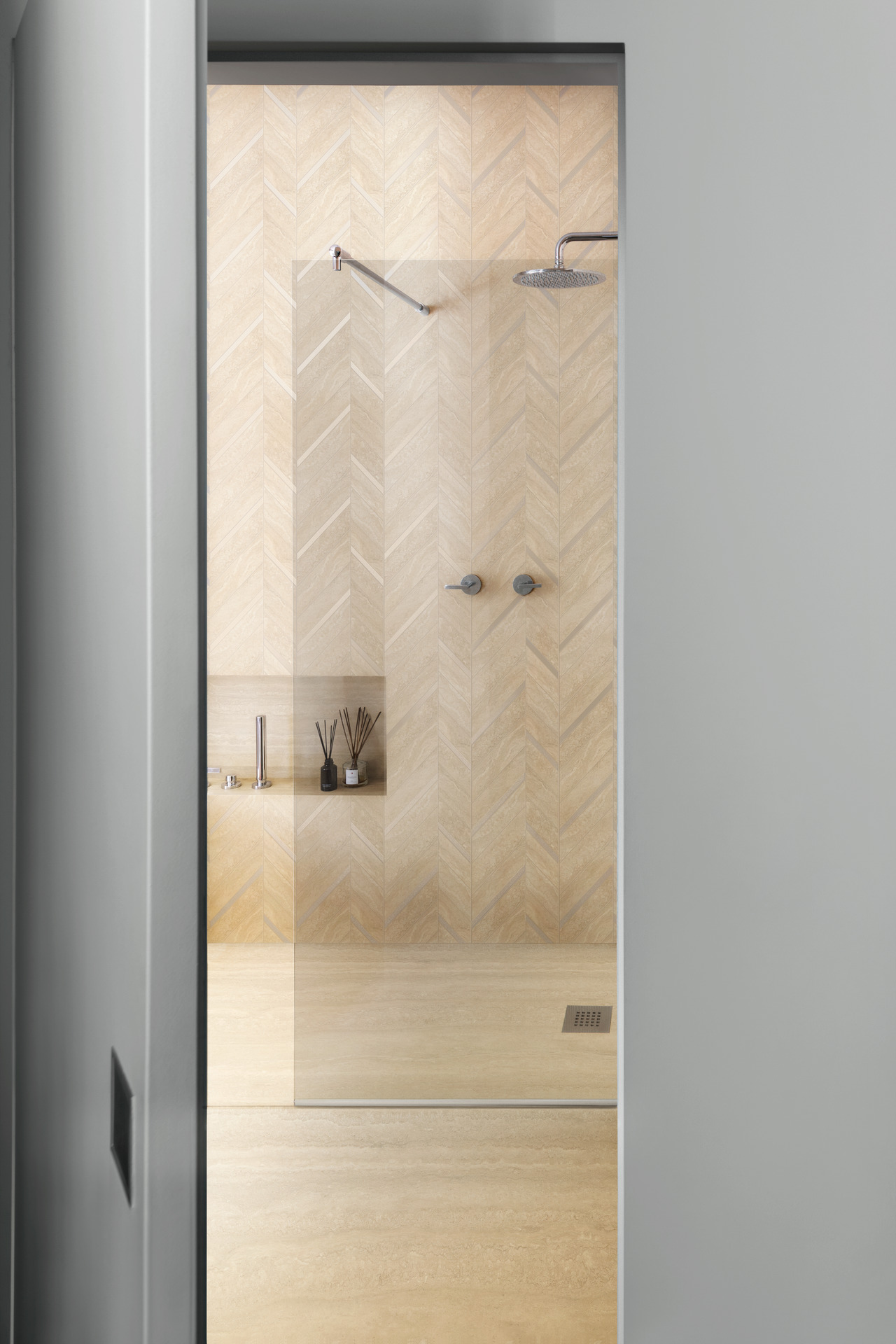 M9FW Mystone Travertino Silver Lux Rett 60х120 MARAZZI Italy