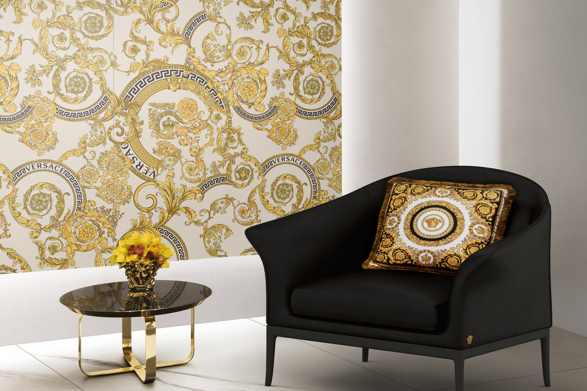 PF60011445 Manifesto La Greca Midi Blue 120x280 Versace (Gardenia Orchidea) фото 10