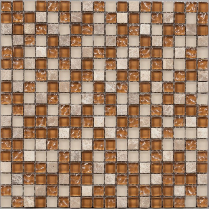 DAO-43 стекло+камень 1.5х1.5 30х30 DAO