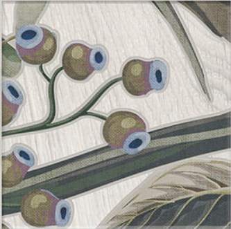 DECOR BLUE LEAVES 20x20 Mainzu
