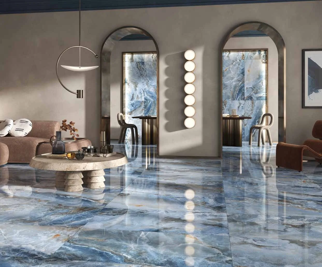 B71175 Glamour Onice Gold Matt Ret 60x120 Bottega фото 2