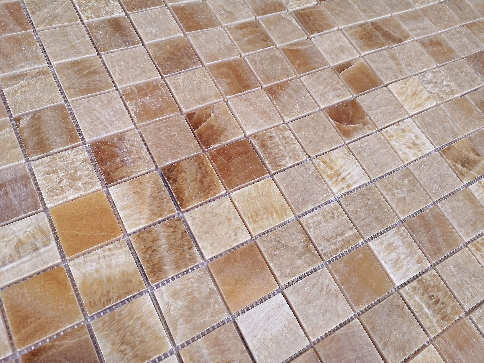 Onice legno POL 48x48x7 305x305 Caramelle Mosaic