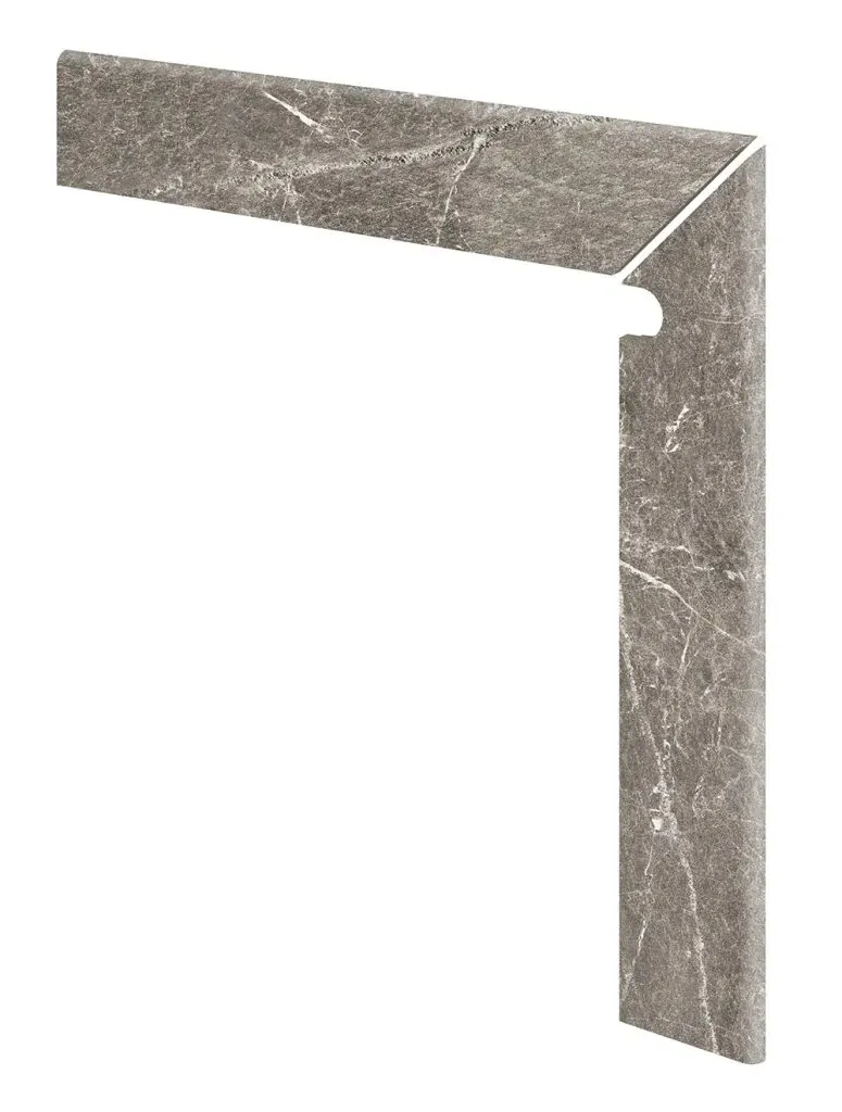 Плинтус для ступени ML правый Marble 421 Moca R9 596х596х11 Kerastep