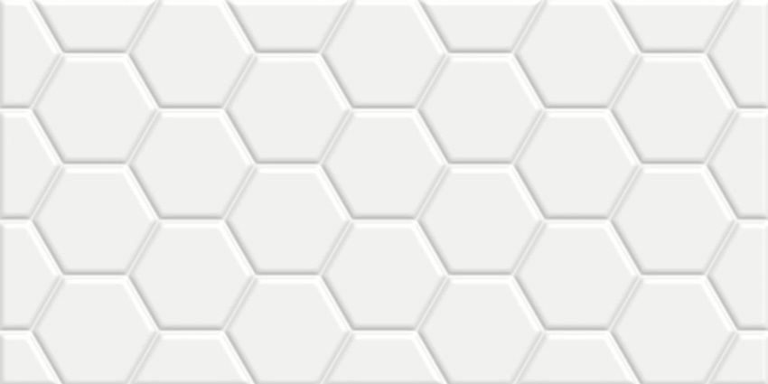 WT36EDW15 Edelweiss Hexagon White 300x600x9 New Trend