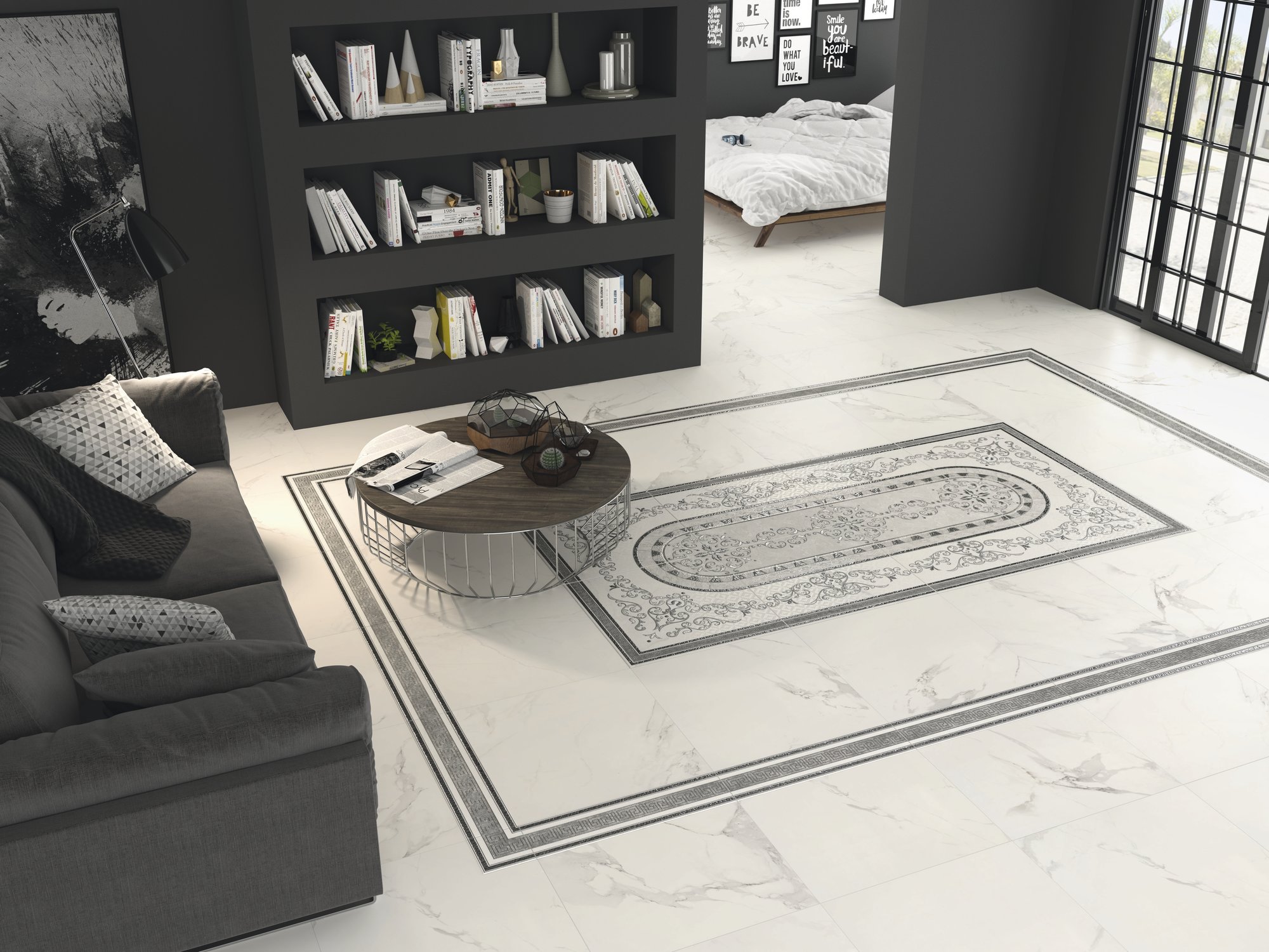 A037200 Mandalay White Matt Rect 60*120 Ape Ceramica