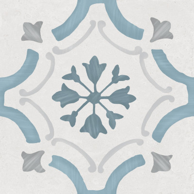 Sirocco Blue Ornate 22,3x22,3 Harmony