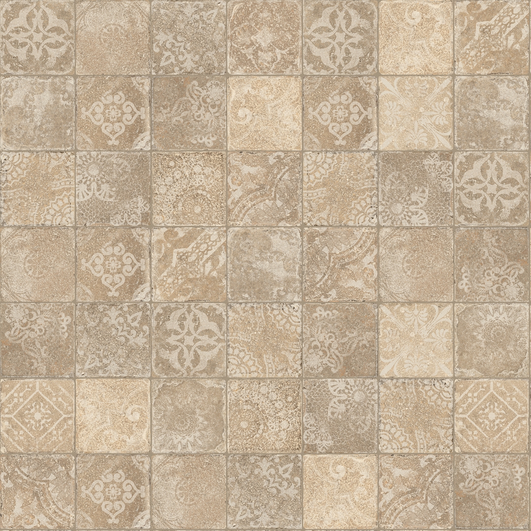 1006827 Pomposa Dec. Mix Argilla 20х20 Isla Tiles