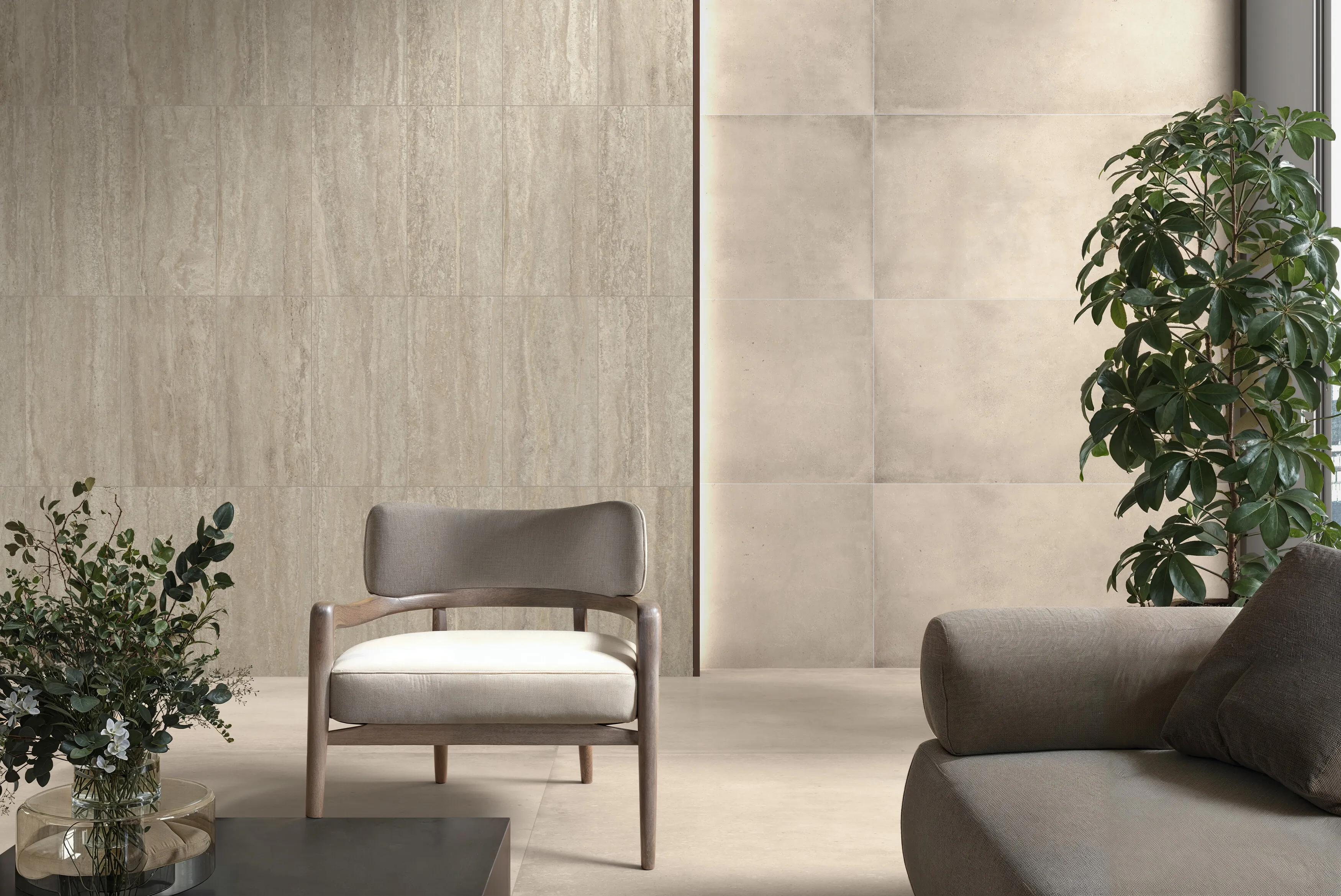 Travertino Noce Rec. 60x120 TAU Ceramica фото 21