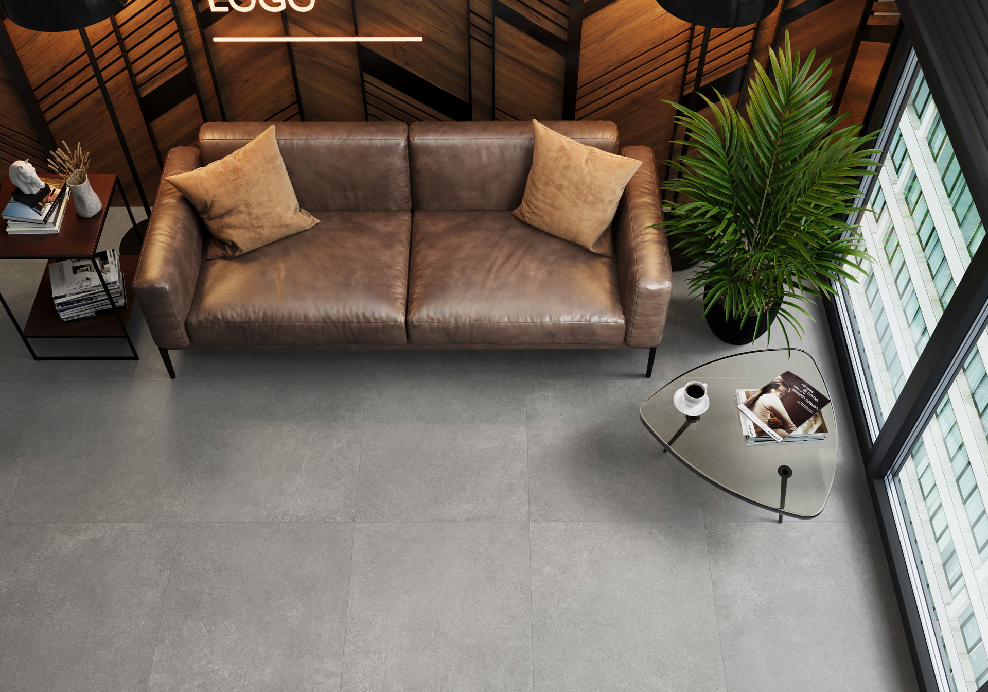 GP60120MIM01M Microcement Crema матовый 600x1200x9.5 Artkera Group