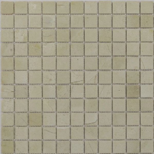 Crema Marfil POL 4.8x4.8x7 30.5x30.5 Caramelle Mosaic