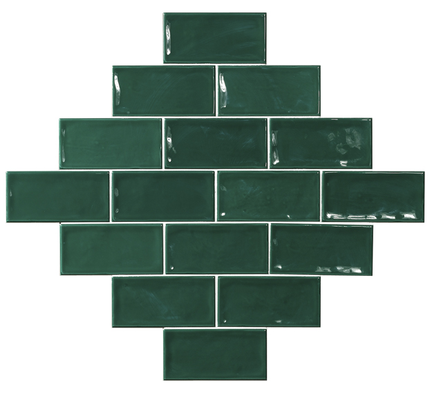 GLAMOUR VERDE 7,5x15 El Barco