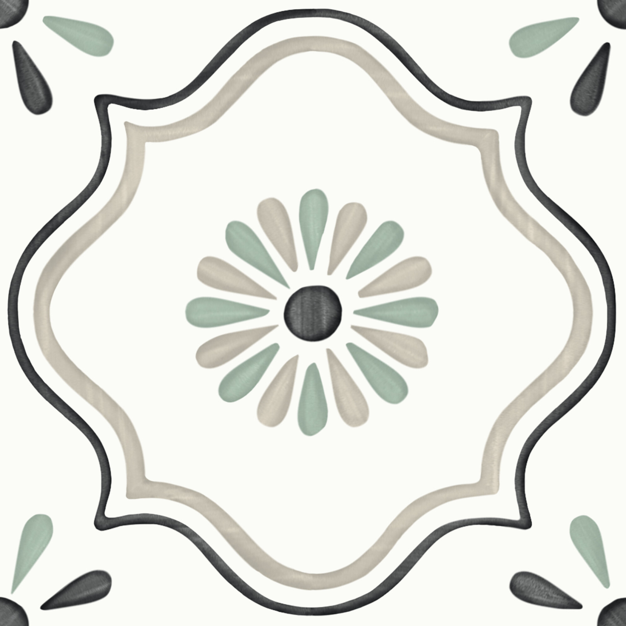 31084 Tanger Sand Flower 12.3x12.3 Harmony фото 7