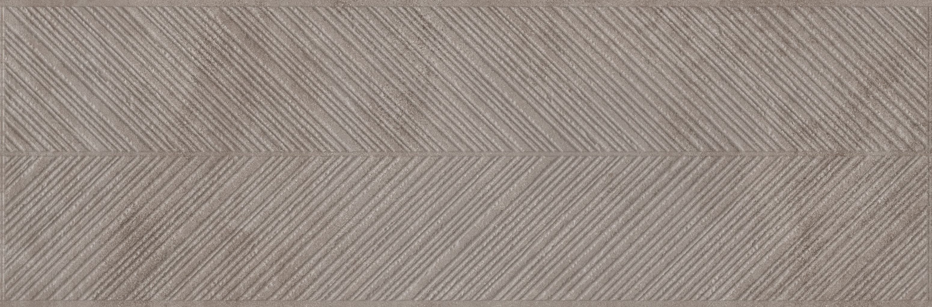 989 Лофт Мокко рельеф ёлочка 32,5x100 Eurotile Ceramica
