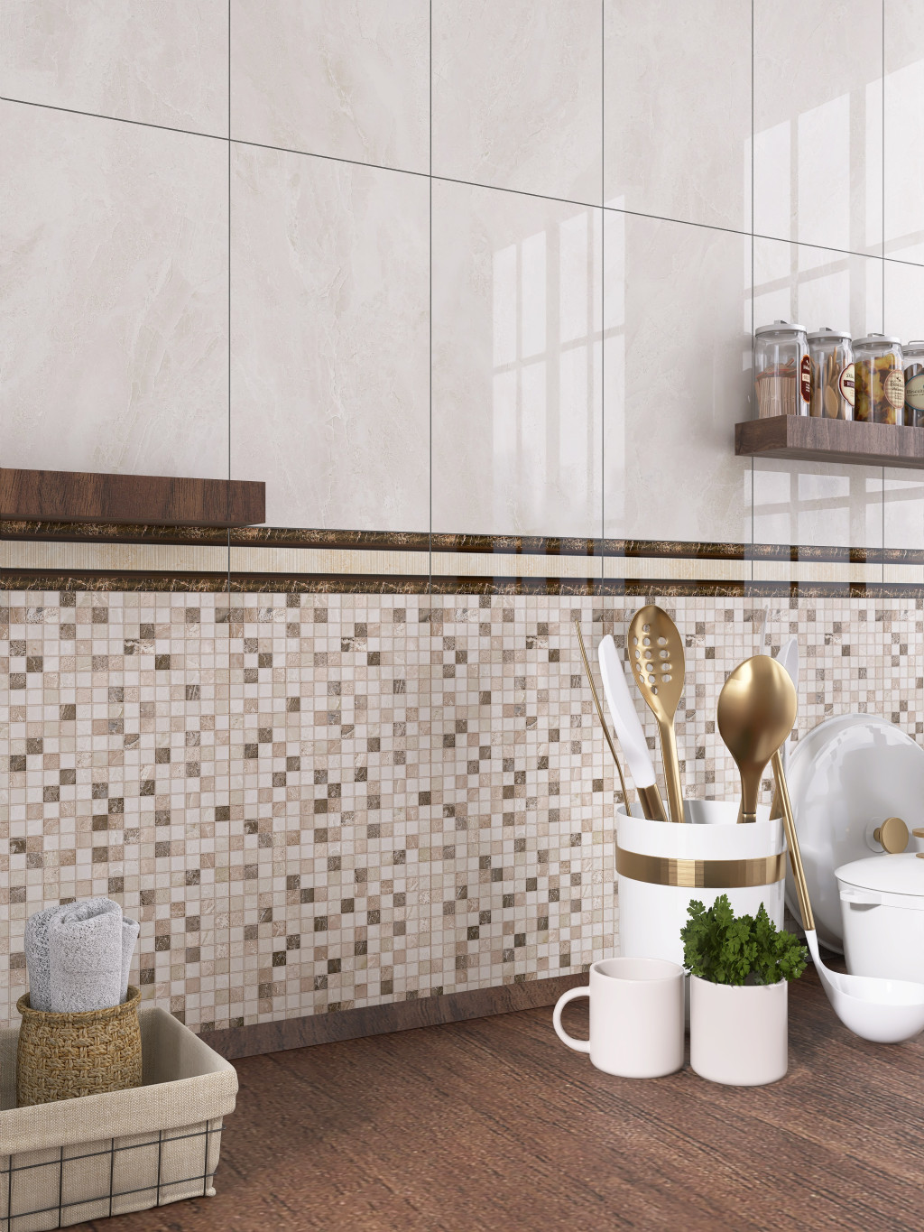 281 Бордюр Hermitage 8.5x30 Eurotile Ceramica фото 12