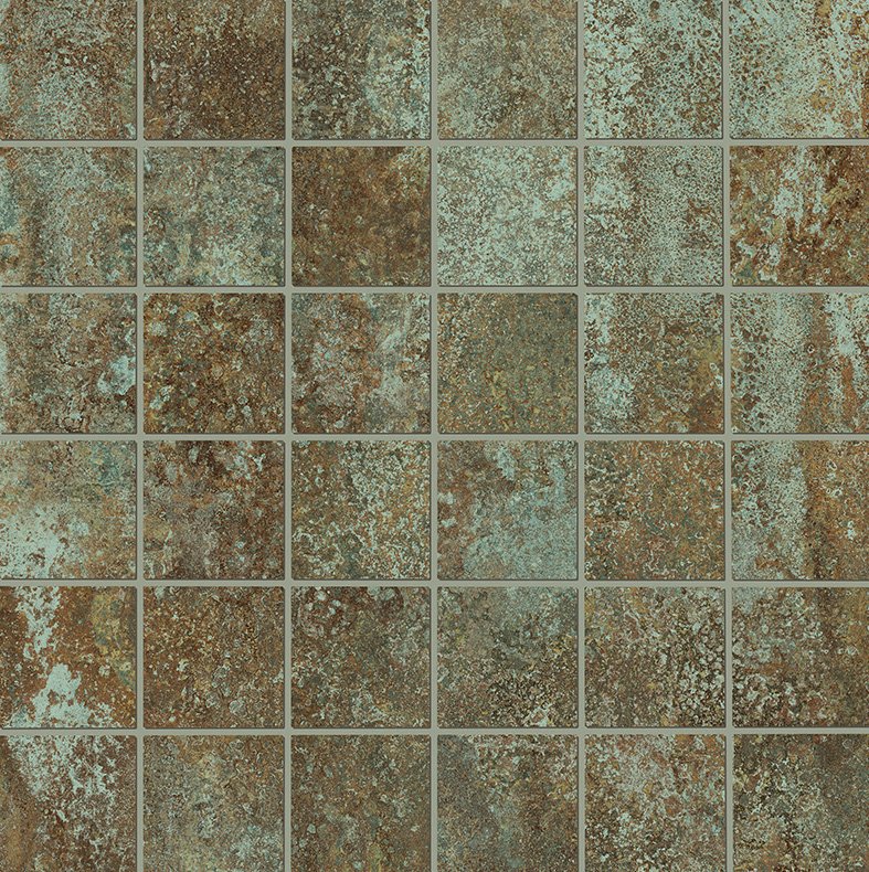 fTA9 Oxide Deco Rust Macromosaico 30x30 FAP Ceramiche