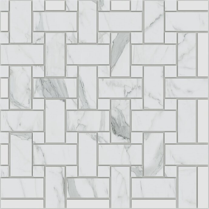 Мозаика MN01 Montis Intreccio непол./полир. 33x33 Estima