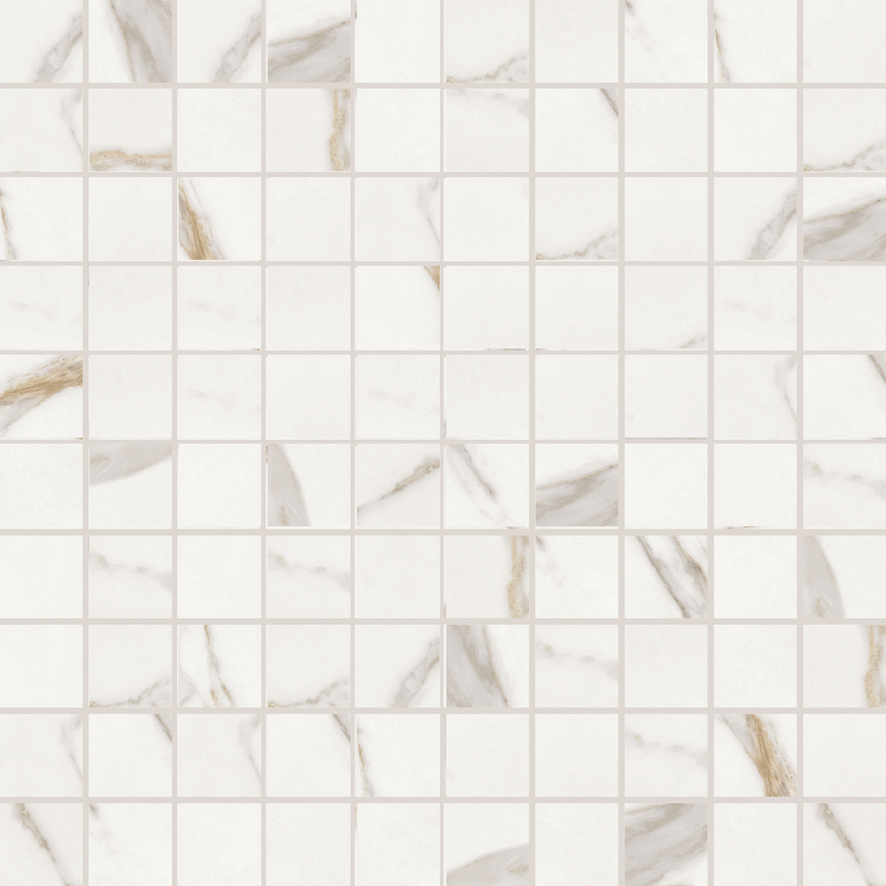 A2M8 Calacatta Gold Mosaico Lappato RT 30x30 Keope