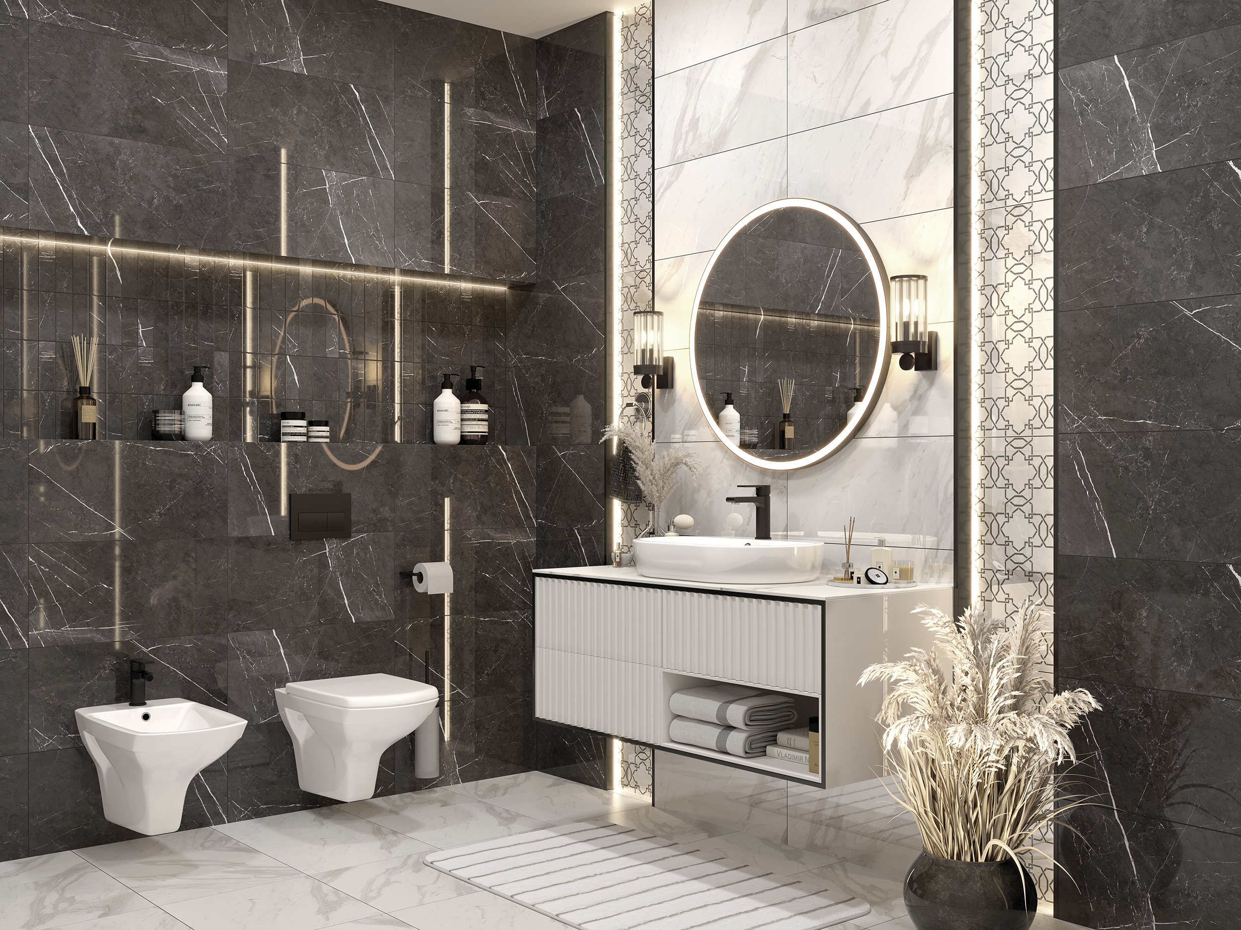 C-RSL052D Royal Stone А белый 29,7x60 Cersanit