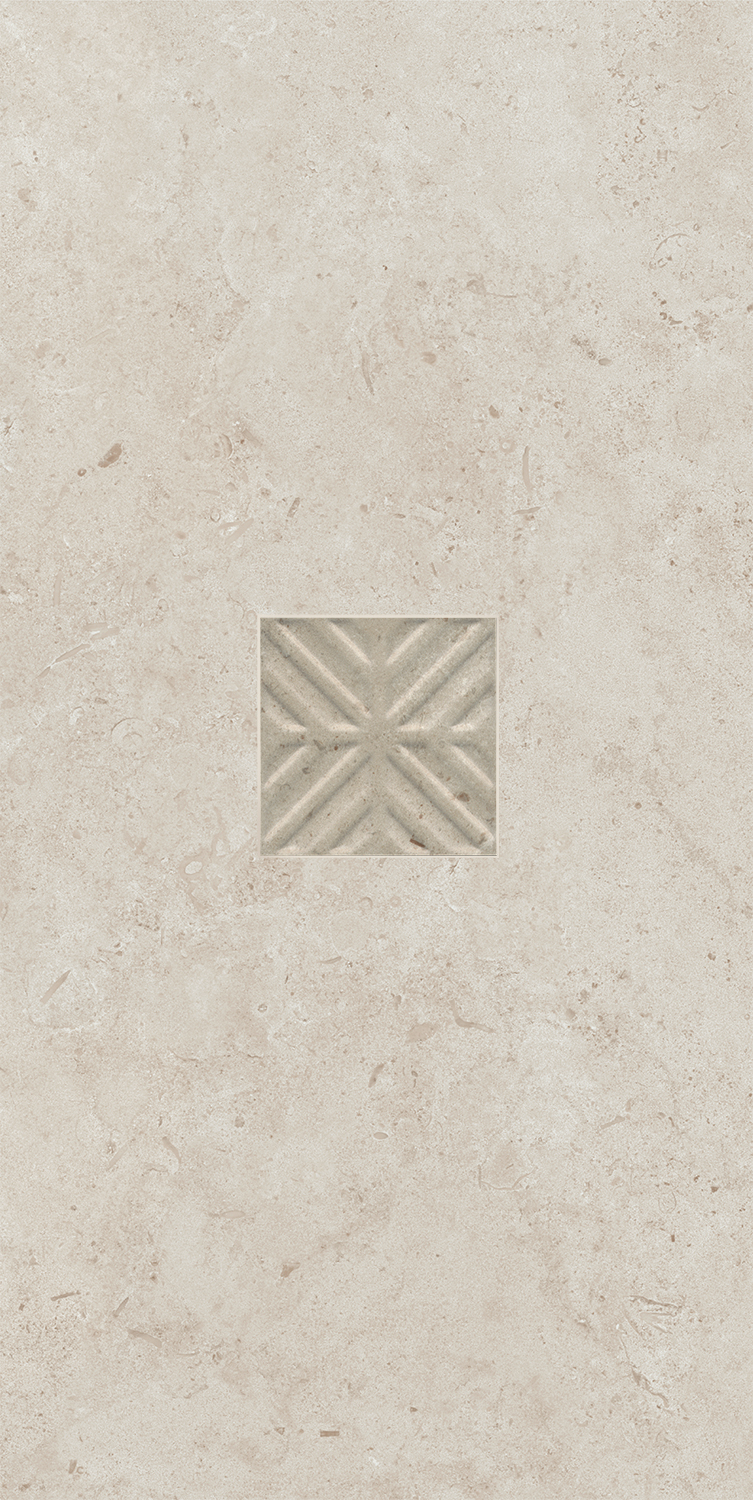 ID128 Декор Карму наборный бежевый матовый 30х60 Kerama Marazzi