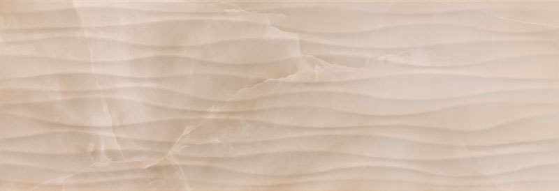 Olimpia Ondas Brillo Sand 25x73 Ceracasa