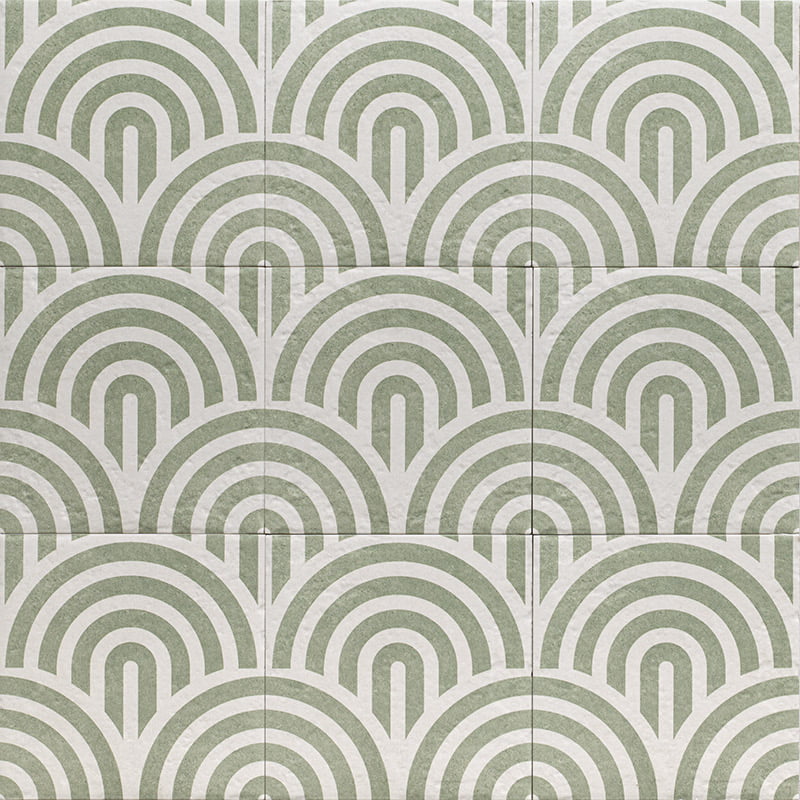 PT03848 Decor Green Three 20x20 Mainzu