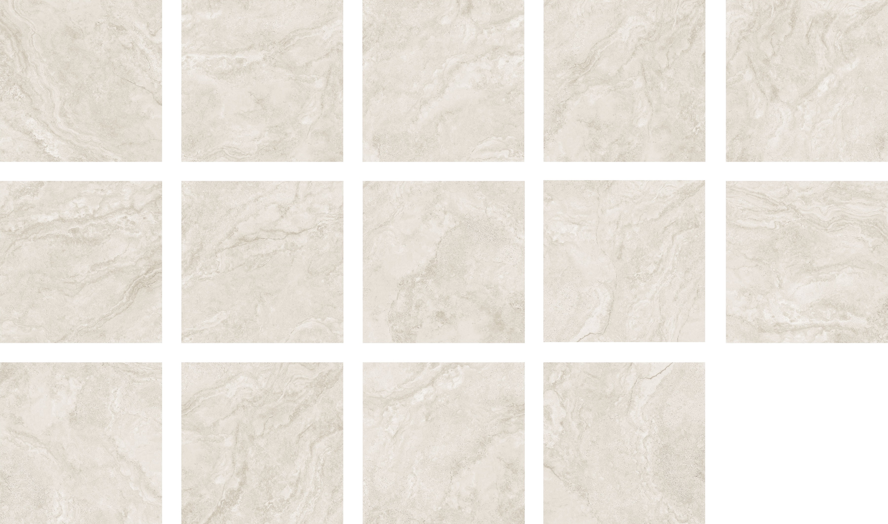 Travertino Cream Matt Relief 60x60 Staro
