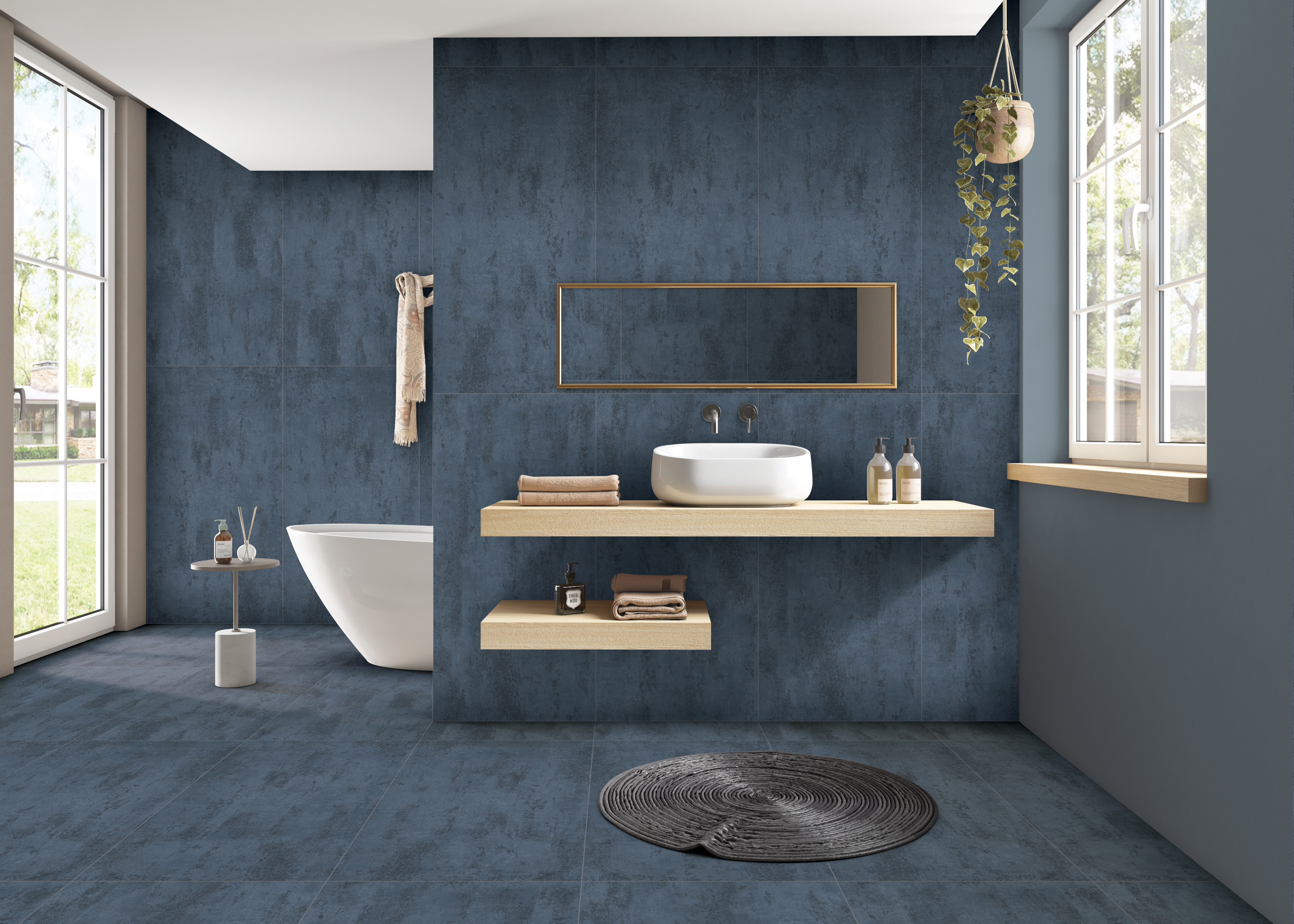 NTT99608M Metallic Azul 60x120 NT Ceramic
