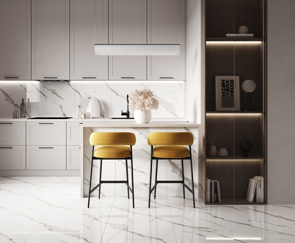 Calacatta Sharp Silver Ceradim