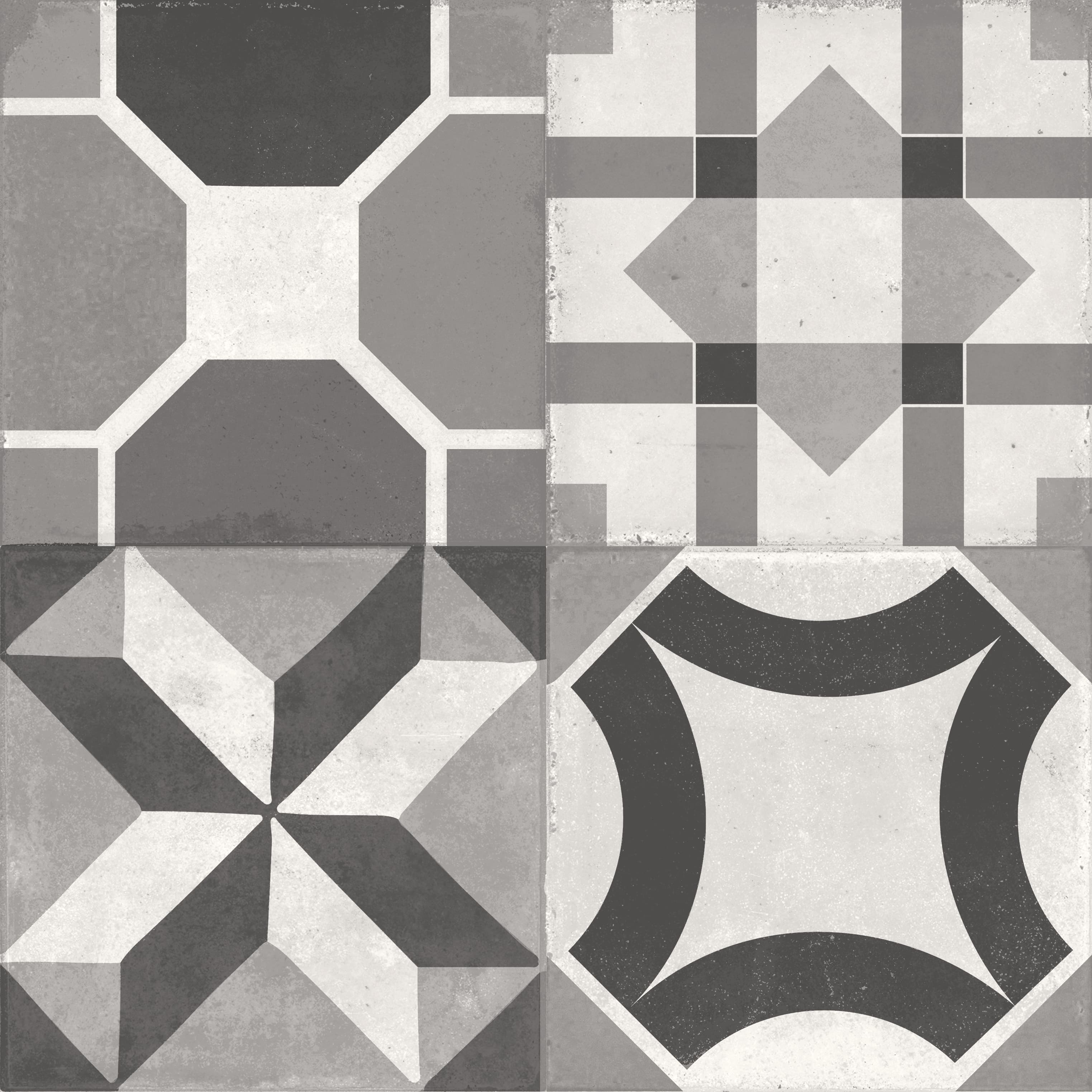 Heritage Mix Grey 33x33 Gresart
