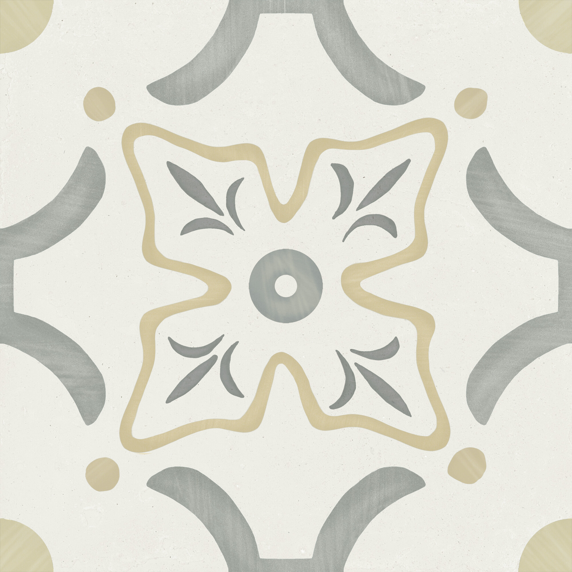 40459 Llevant Yellow Flower LT 22.3x22.3 Harmony