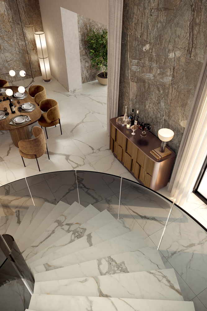 Starlight Travertino Class Smooth 3.5 mm 120x278 Kerlite фото 7