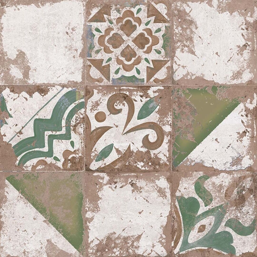 Memory 7 Verde Brillo 58x58 El Molino