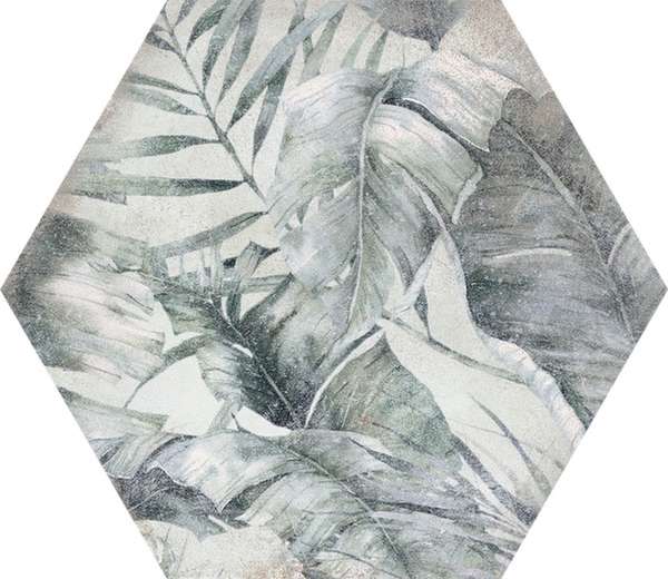 San Francisco Deco Nat Hex White 52x60 Azteca