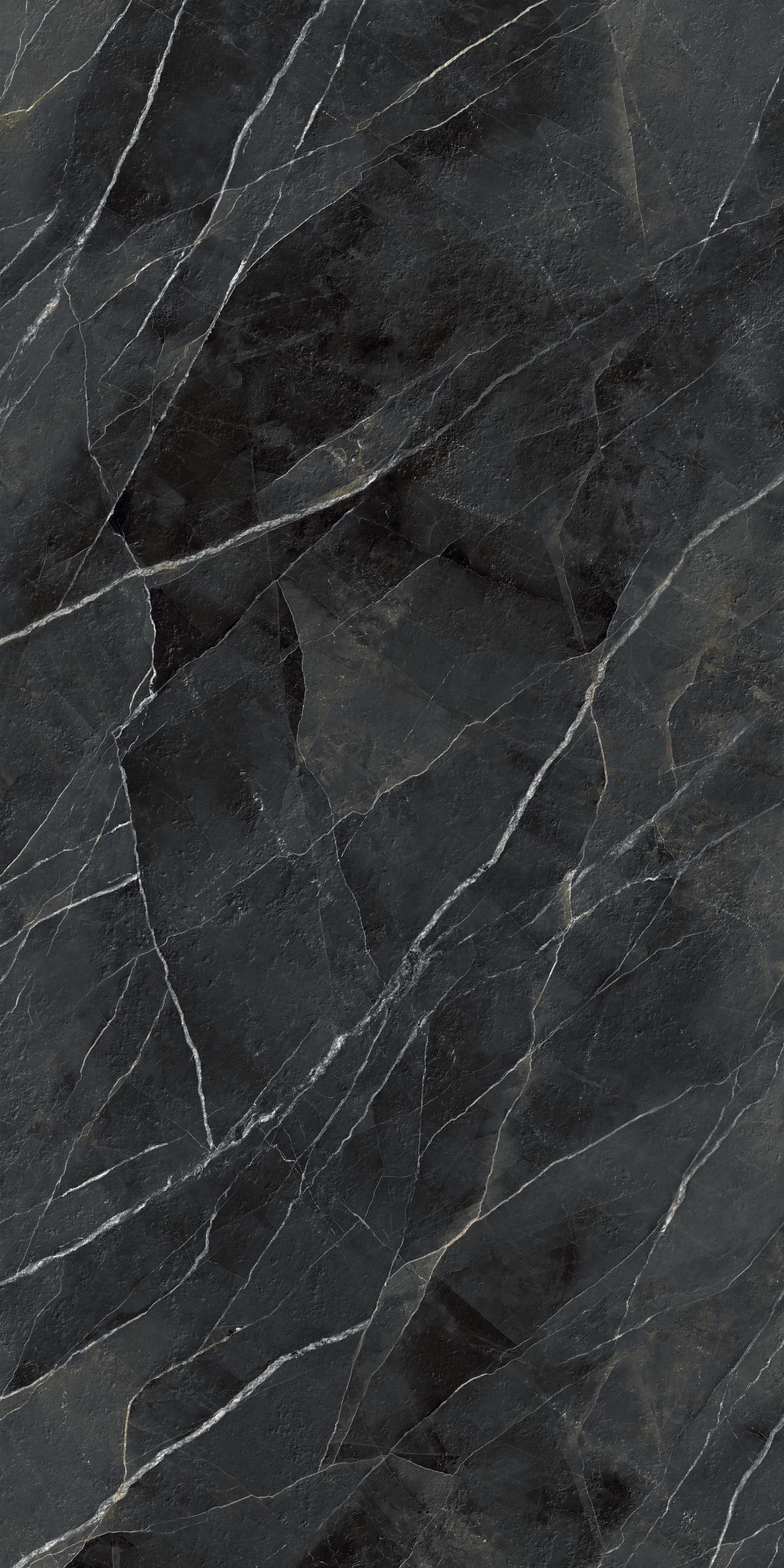 LAMF0M0211_IT Diamond Calacatta Black Bocciardato Book Match A 20+ 162x324 Laminam