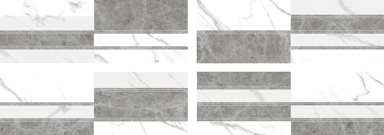 Calacatta Decor Combi Rectificado 30x90 Novacera
