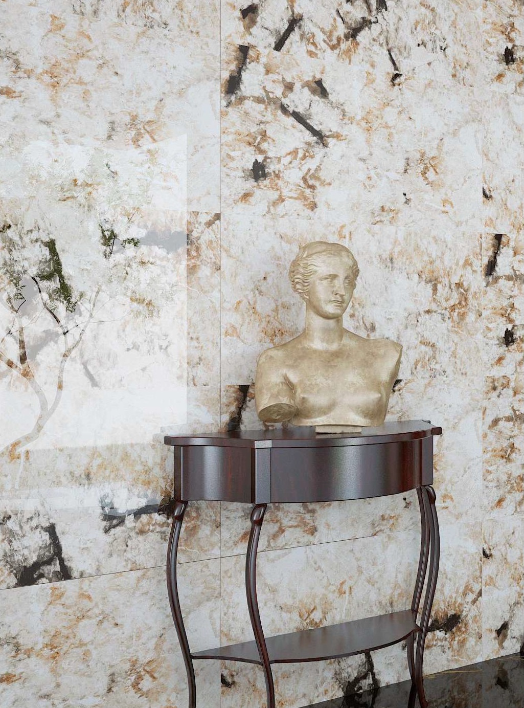 N9389Т36 Agno Light Nano Polished 60x120 Novin Ceram Yazd Tile Co
