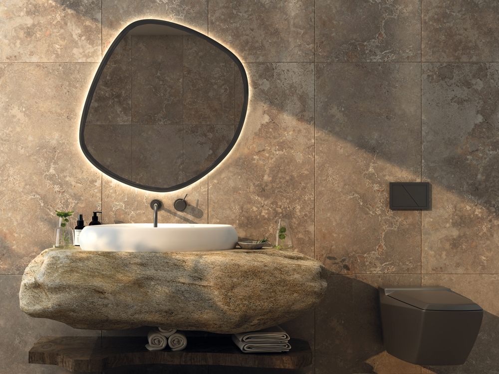 Gris Travertino Lapp 7mm 60x120 Qua Granite фото 10