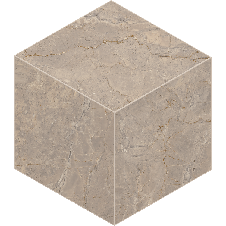 BR02 Bernini Cube Beige Мозаика неполированная 29x25 Estima