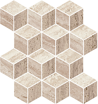 KMD2MSM019BR Декор Про Травертин мозаичный микс матовый обрезной 34,5x37x0,9 Kerama Marazzi фото 4