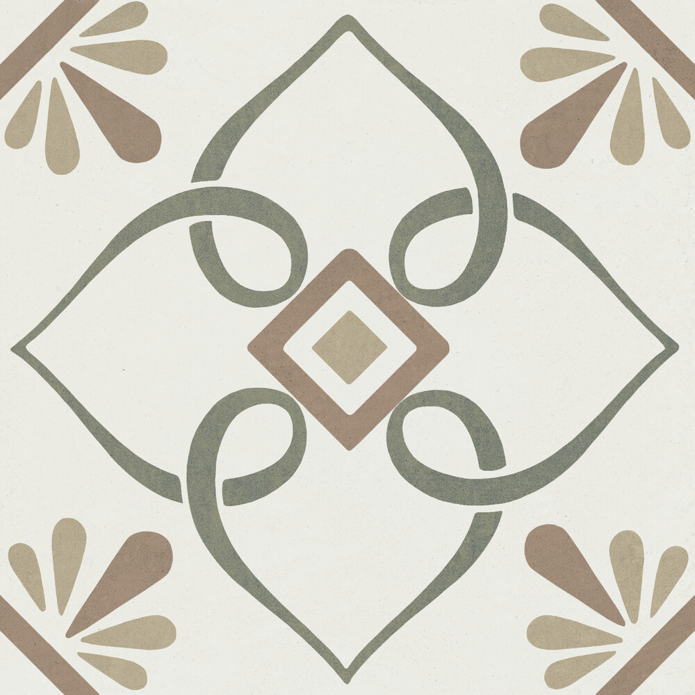 37790 Provenza Green Petals/22,3 22,3x22,3 Harmony