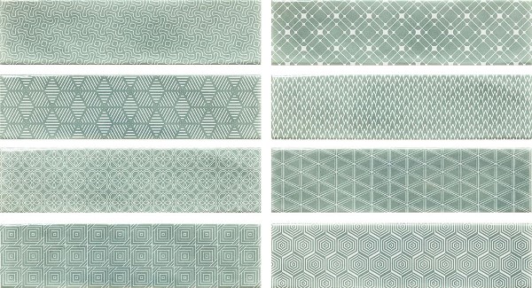 Decor Opal Turquoise 7.5x30 Cifre