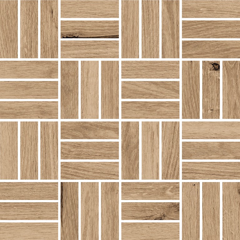 WS6O156 Мозаика Woodhouse темно-бежевый 30x30 Cersanit