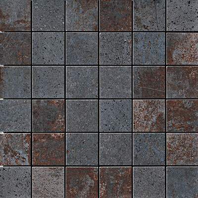1062372 Mosaico Costruire Metallo Nero 30х30 Serenissima Cir