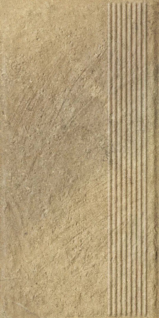 Eremite Beige Stopnica Prosta Struktura Mat 30x60 Paradyz